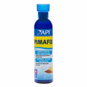 API Melafix bottle for treating bacterial infections in aquarium fish